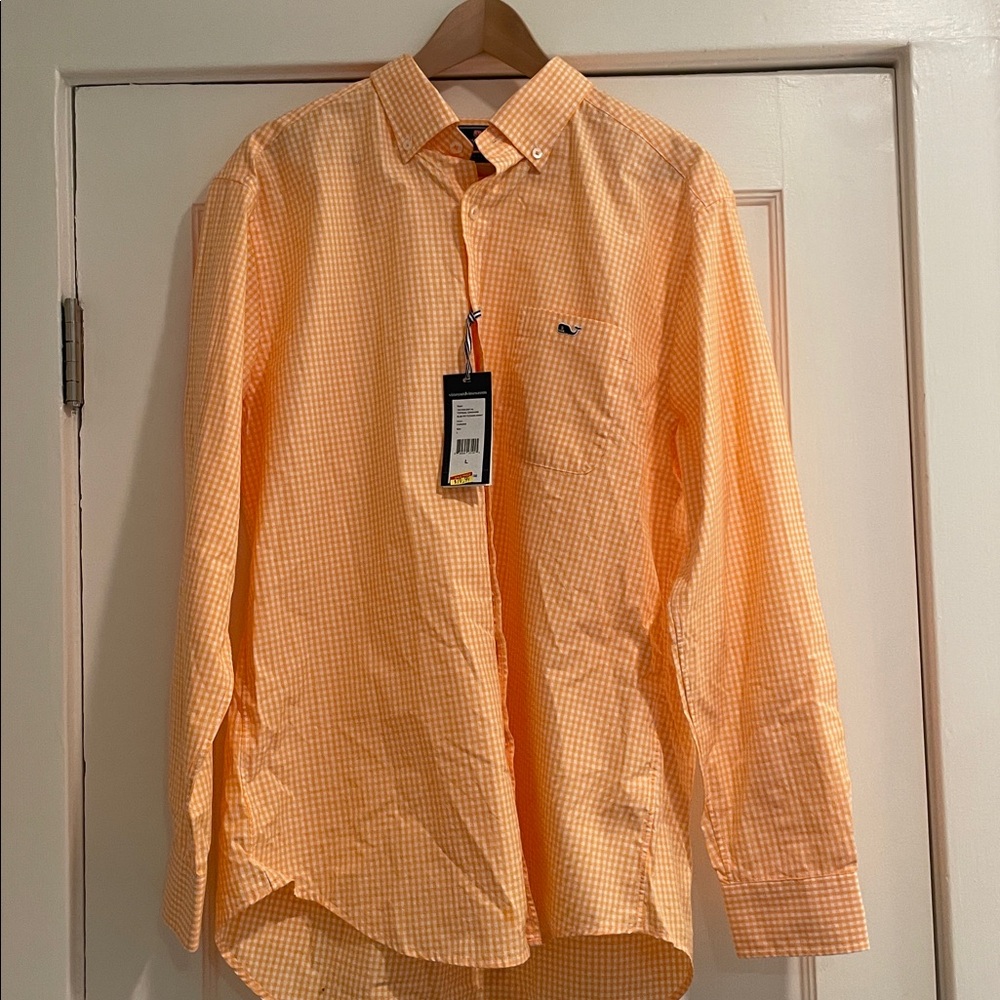 NWT Men’s Vineyard Vines Slim Fit Tucker Shirt
Color: Cabana